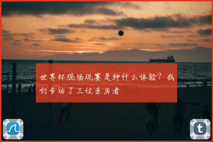 世界杯现场观赛是种什么体验?我们专访了三位亲历者