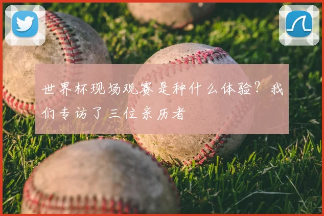 世界杯现场观赛是种什么体验?我们专访了三位亲历者