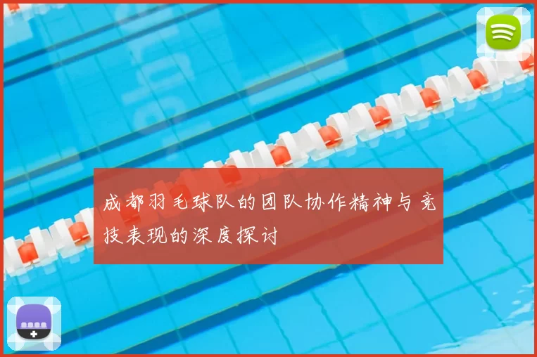 成都羽毛球队的团队协作精神与竞技表现的深度探讨